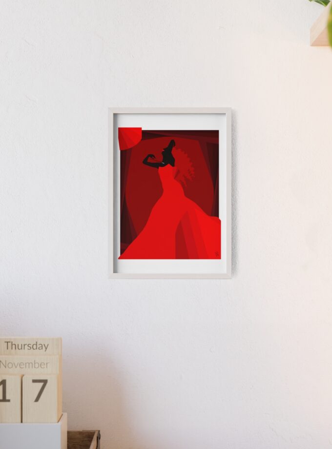 Teatrica Poster, Framed