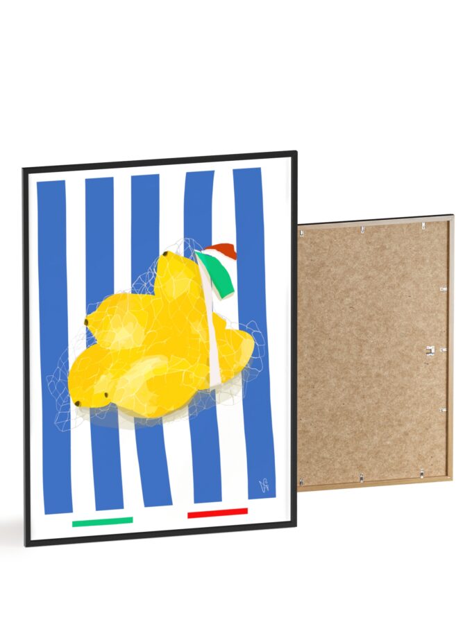 When Life Gives You Lemons Poster, Framed