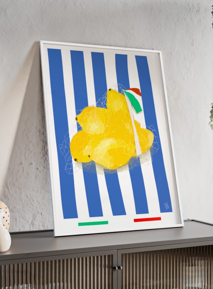 When Life Gives You Lemons Poster, Framed