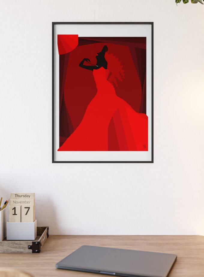 Teatrica Poster, Framed