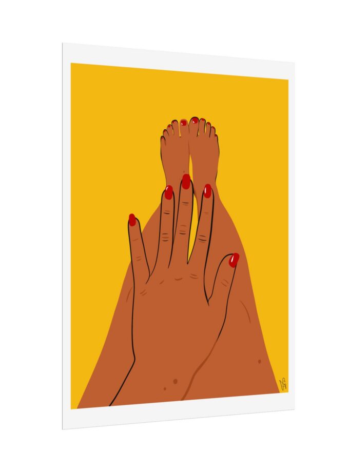 Sun On My Fingers Poster