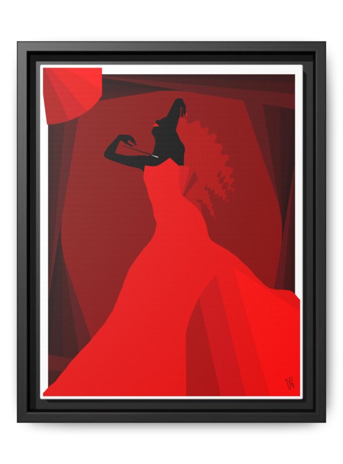 Teatrica Canvas, Framed