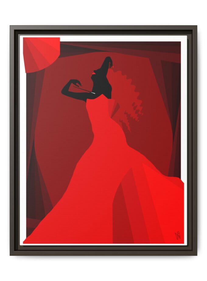 Teatrica Canvas, Framed