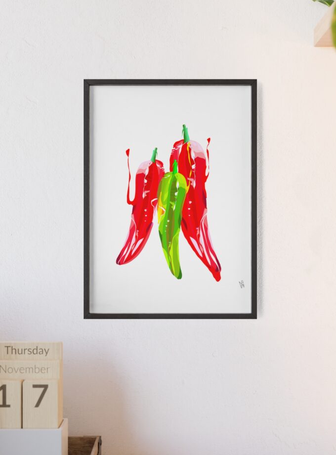 You Are Fire Poster, Framed