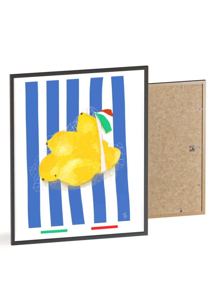 When Life Gives You Lemons Poster, Framed