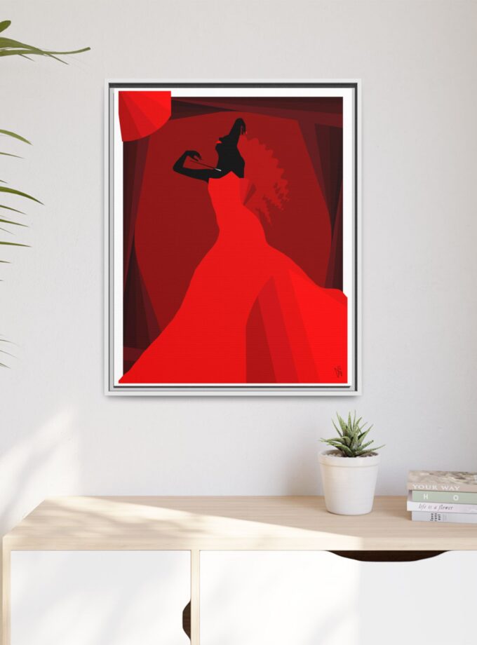 Teatrica Canvas, Framed