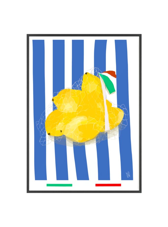 When Life Gives You Lemons Poster, Framed