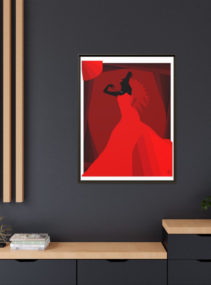 Teatrica Canvas, Framed