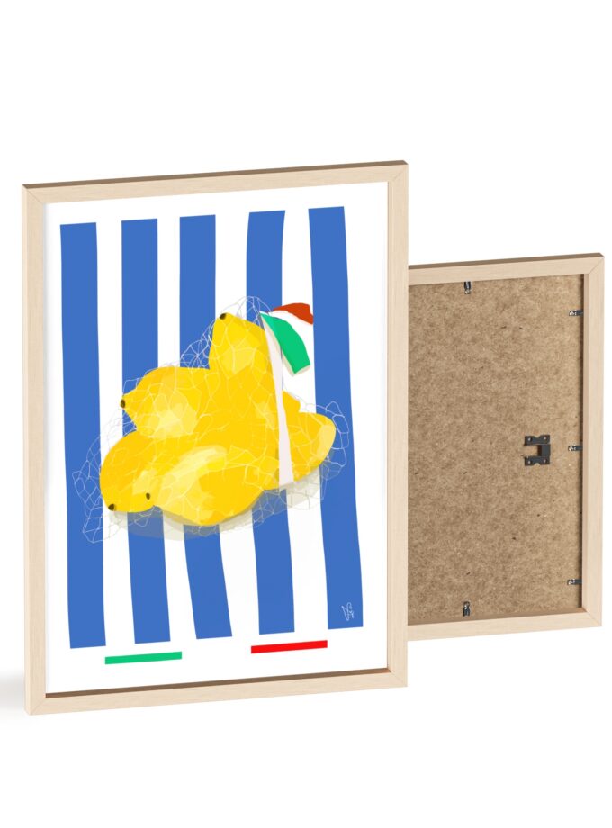 When Life Gives You Lemons Poster, Framed