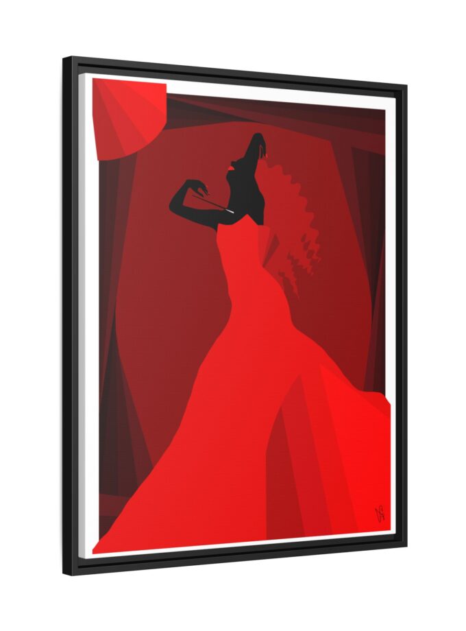 Teatrica Canvas, Framed