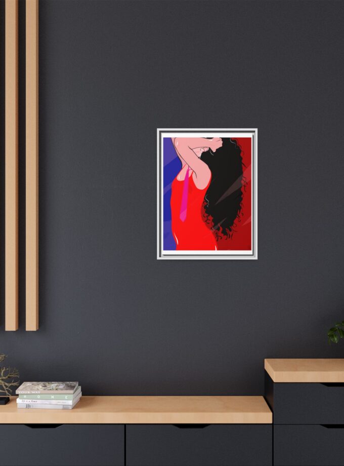 Dirty Mirror Canvas, Framed