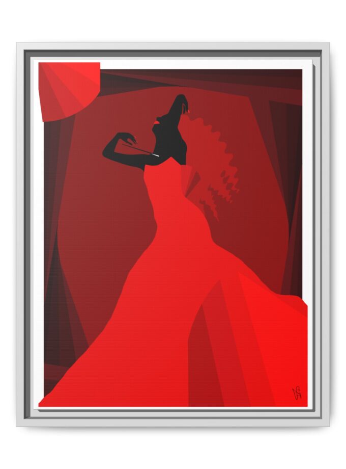 Teatrica Canvas, Framed