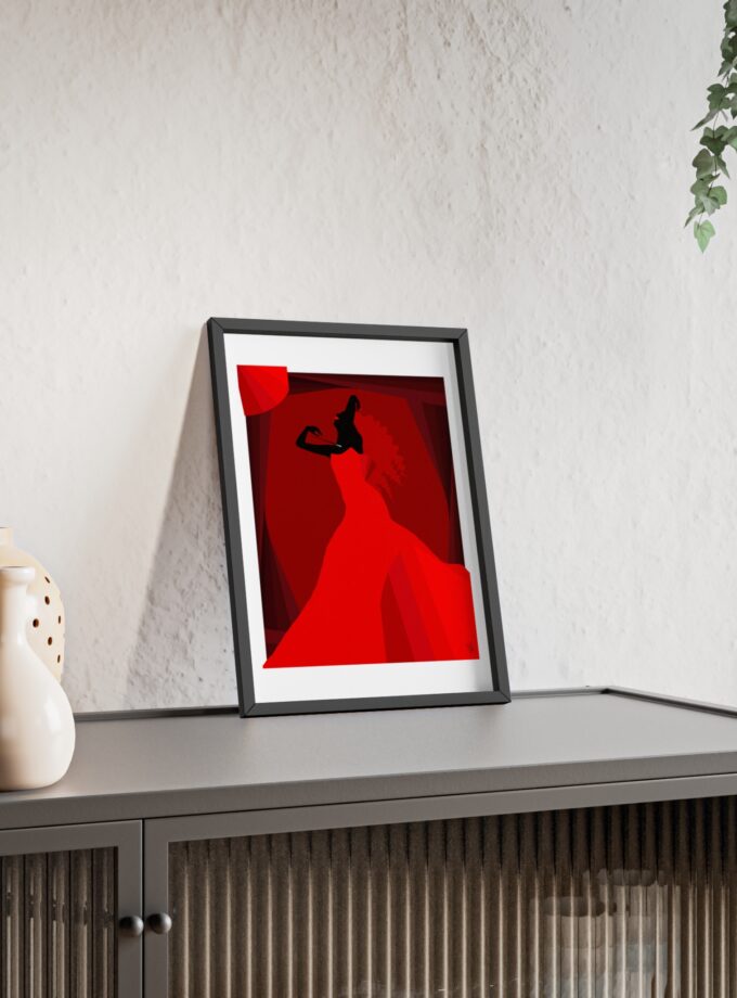 Teatrica Poster, Framed