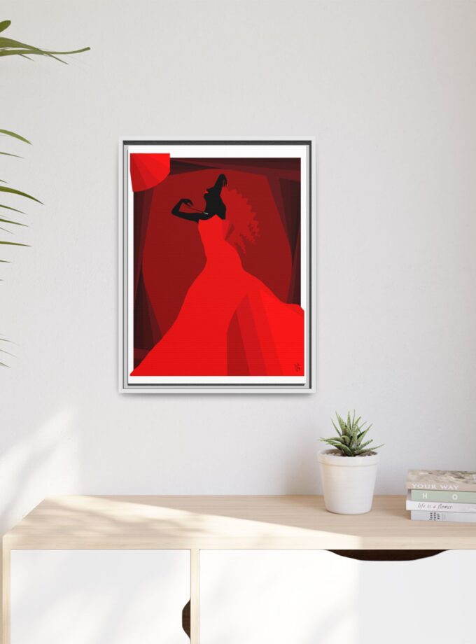 Teatrica Canvas, Framed