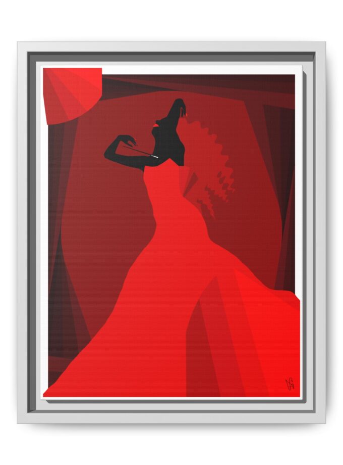 Teatrica Canvas, Framed