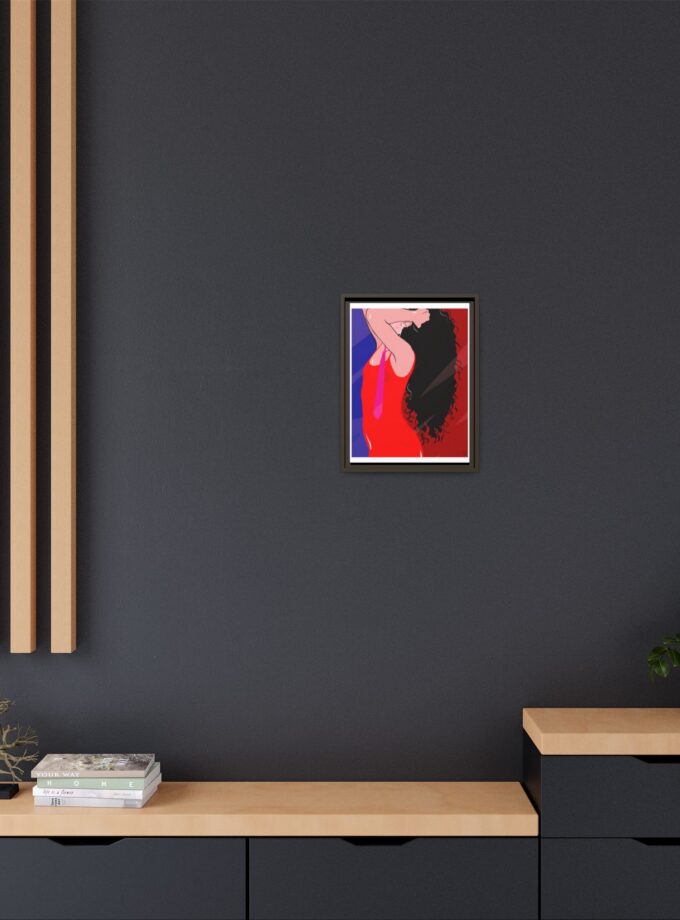 Dirty Mirror Canvas, Framed