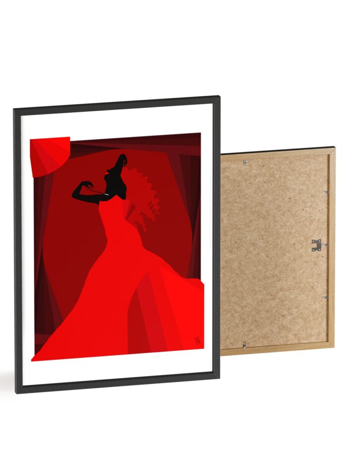 Teatrica Poster, Framed