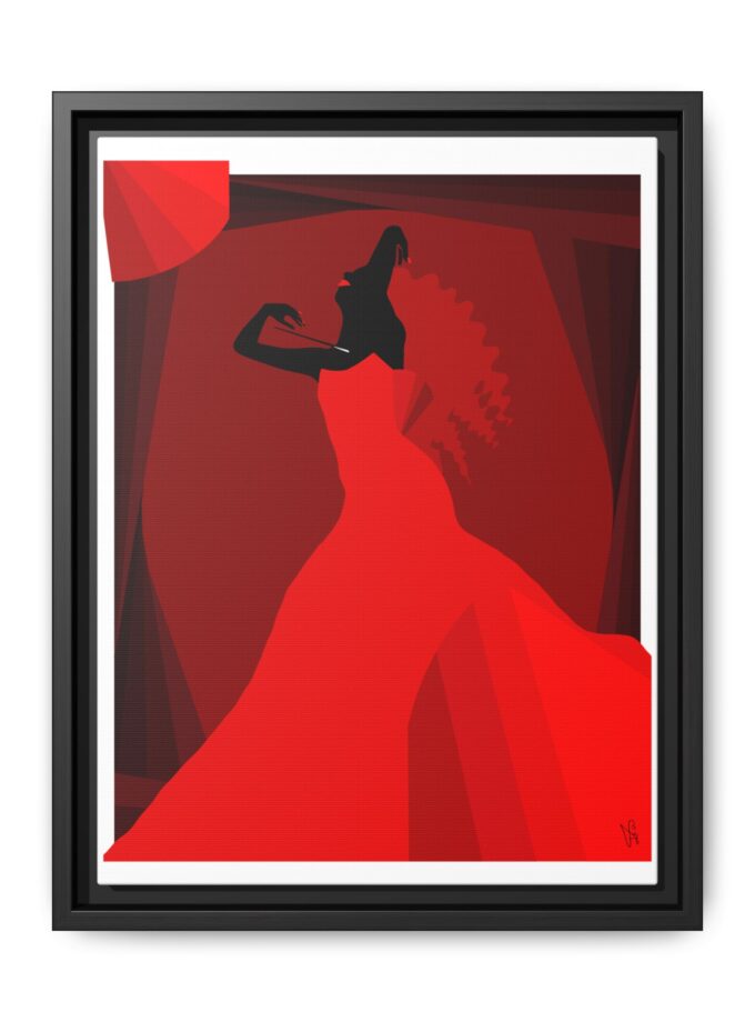 Teatrica Canvas, Framed