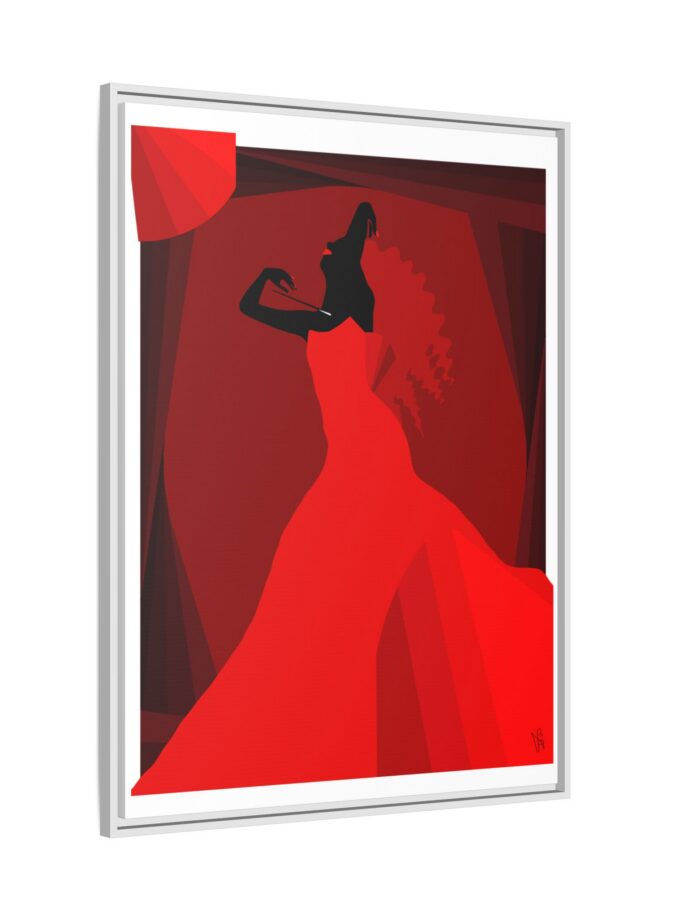 Teatrica Canvas, Framed