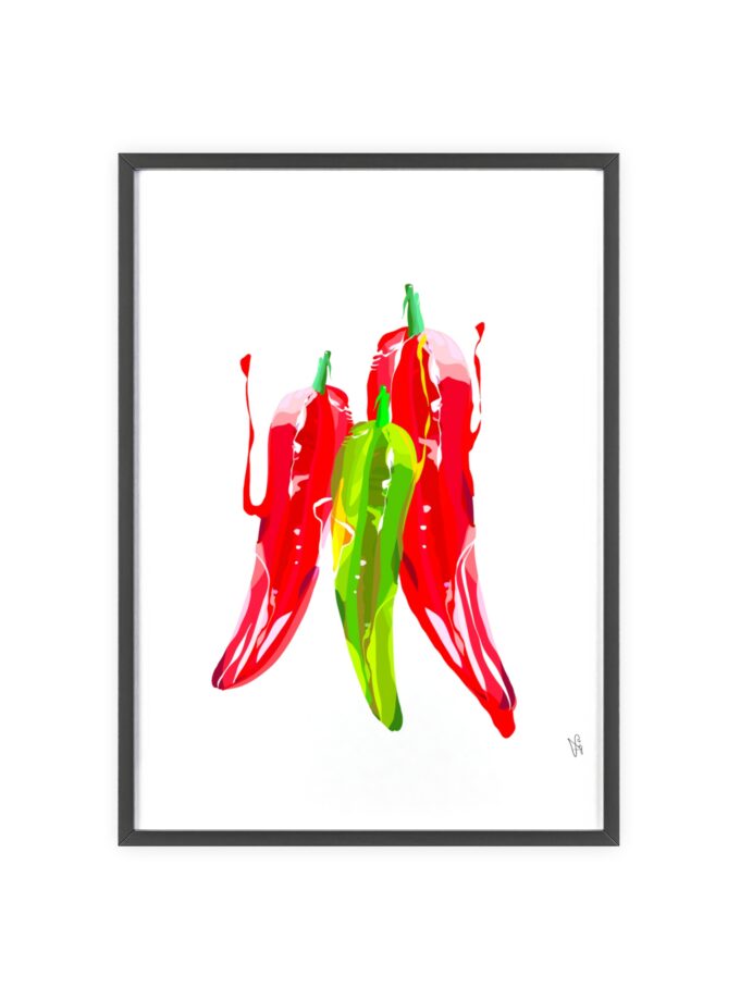 You Are Fire Poster, Framed