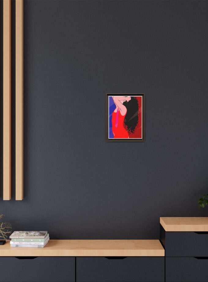 Dirty Mirror Canvas, Framed