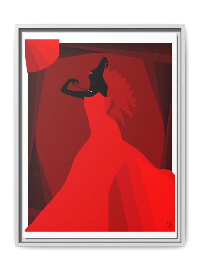 Teatrica Canvas, Framed