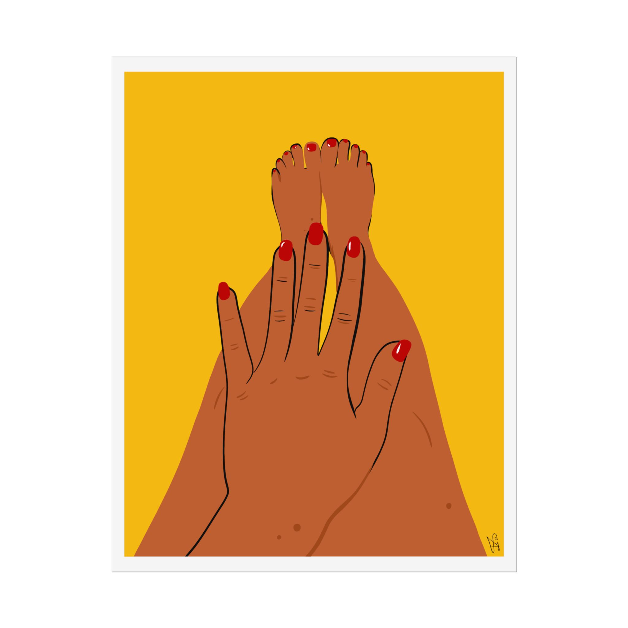 Sun On My Fingers Poster