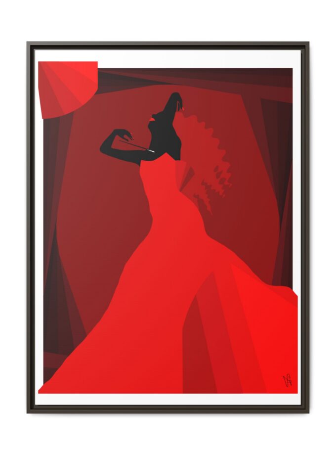 Teatrica Canvas, Framed