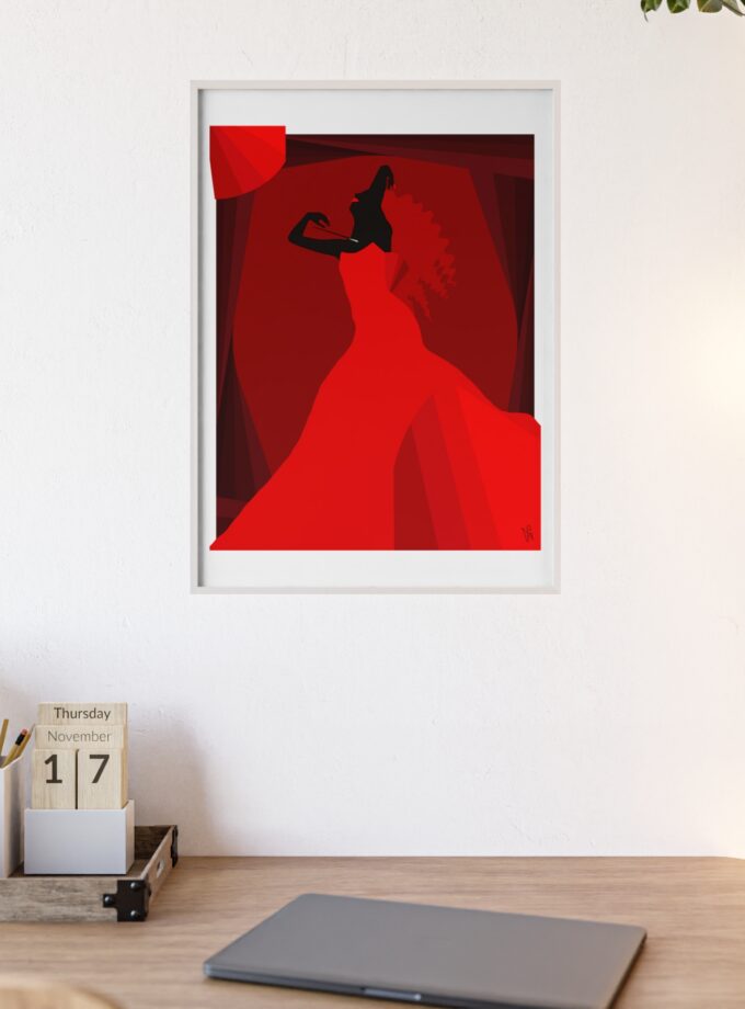 Teatrica Poster, Framed