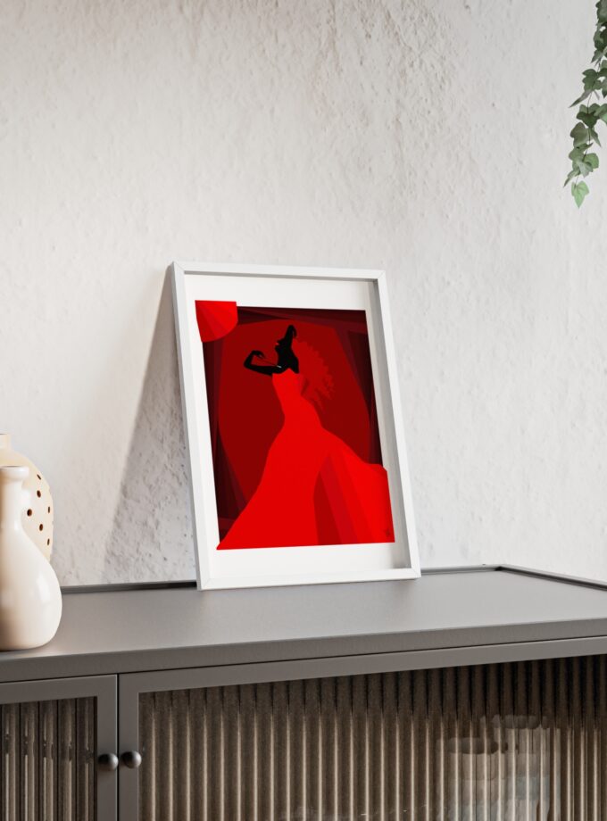 Teatrica Poster, Framed