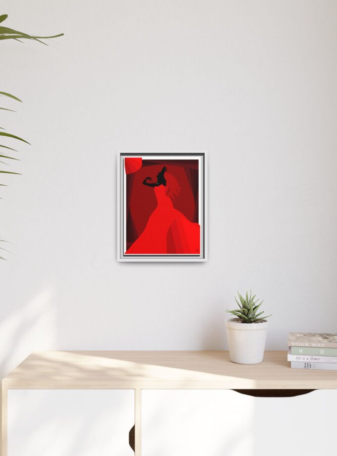 Teatrica Canvas, Framed