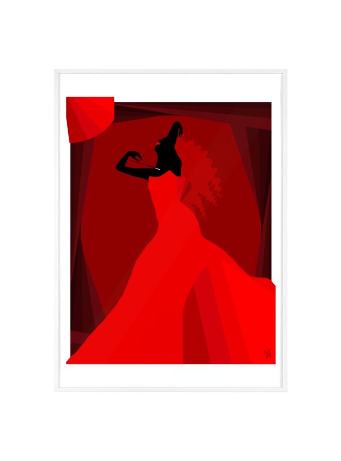 Teatrica Poster, Framed