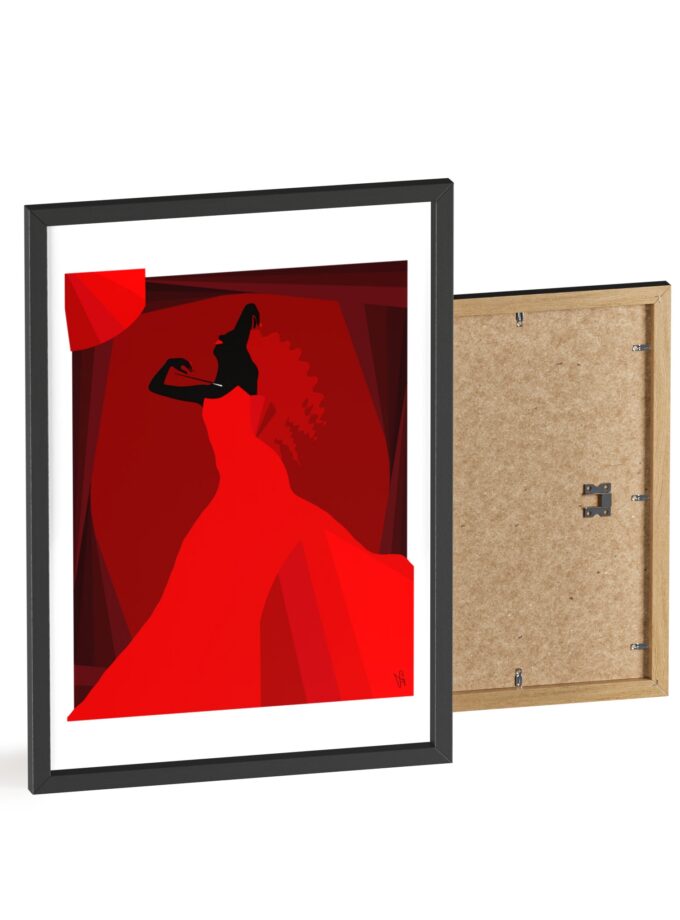 Teatrica Poster, Framed