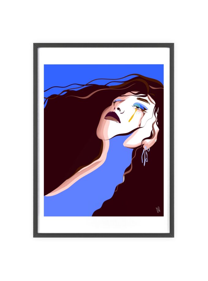 Trance Poster, Framed