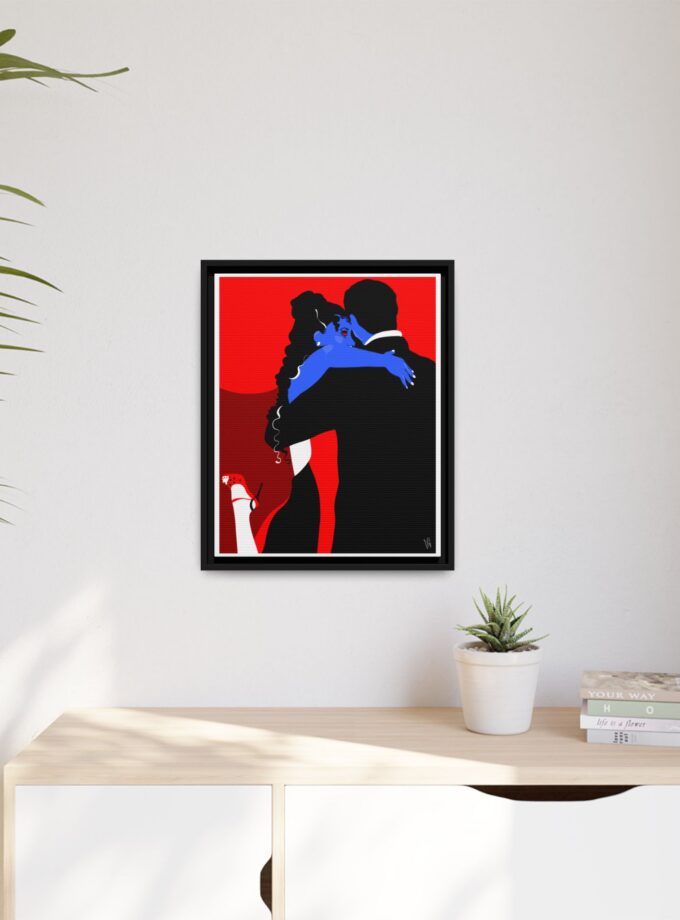 Core Connection Canvas, Framed