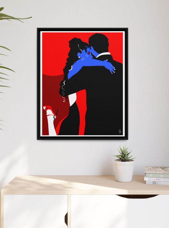 Core Connection Canvas, Framed