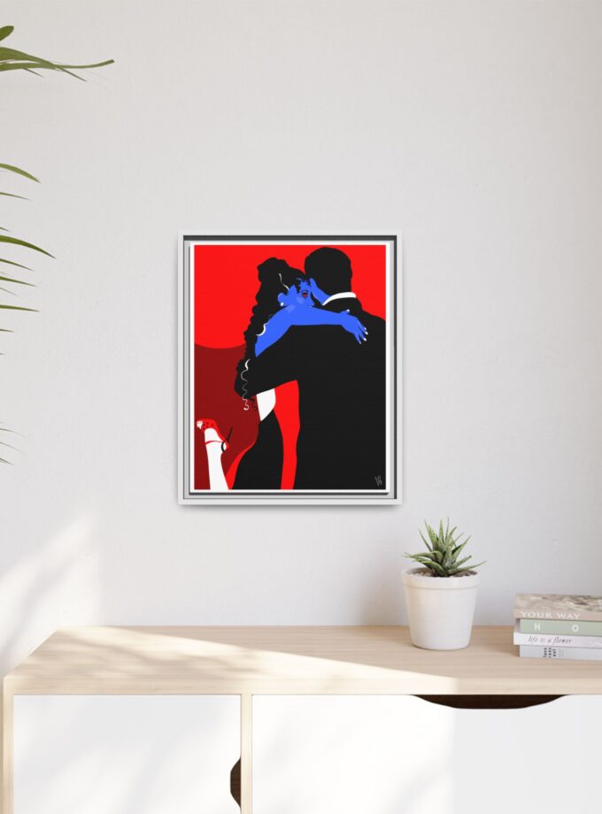 Core Connection Canvas, Framed