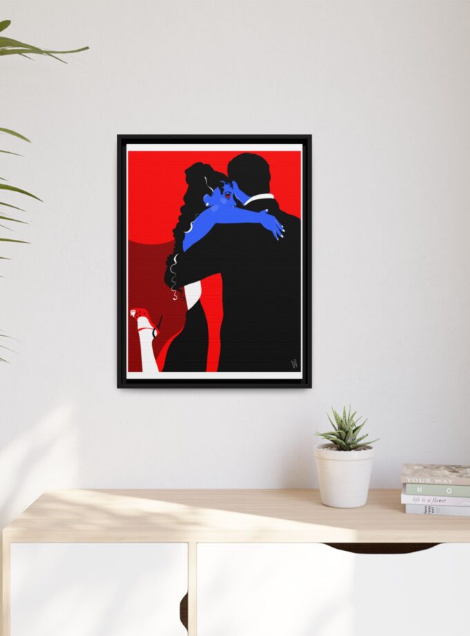 Core Connection Canvas, Framed