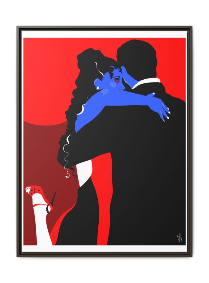 Core Connection Canvas, Framed