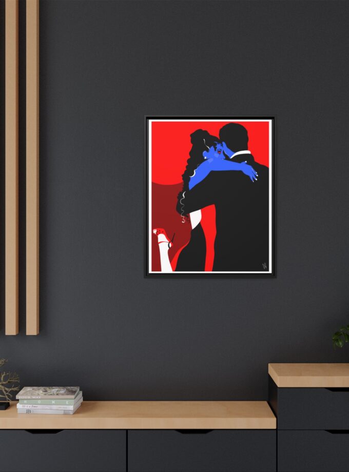 Core Connection Canvas, Framed