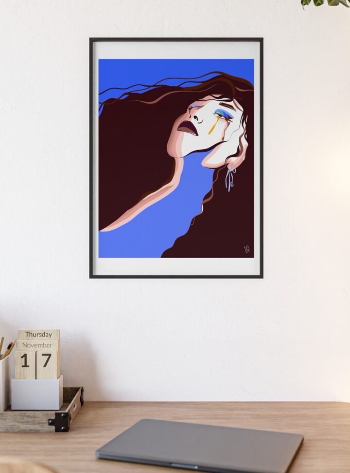 Trance Poster, Framed