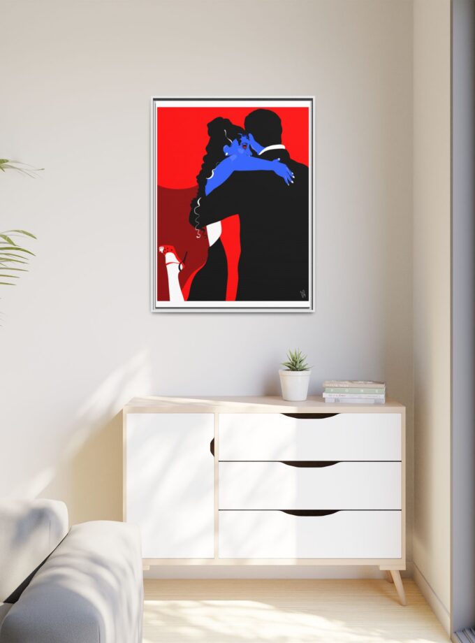 Core Connection Canvas, Framed