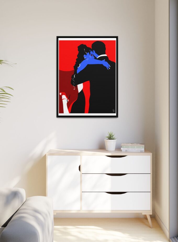 Core Connection Canvas, Framed