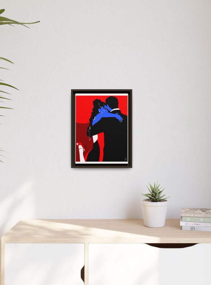 Core Connection Canvas, Framed