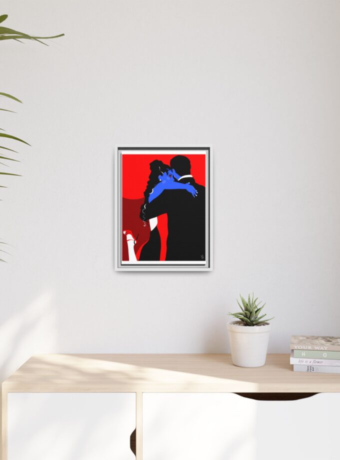 Core Connection Canvas, Framed