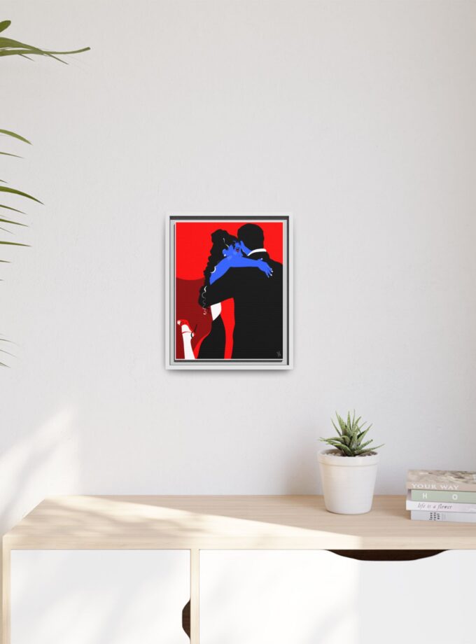 Core Connection Canvas, Framed