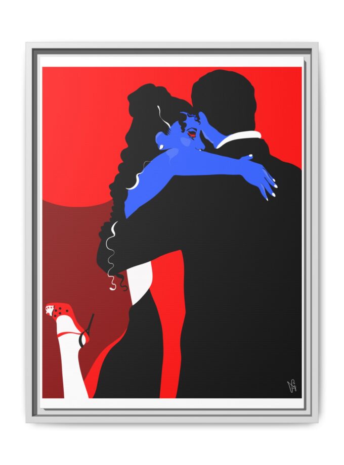 Core Connection Canvas, Framed