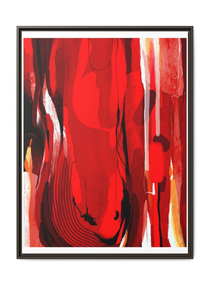 Dirty Work Canvas, Framed