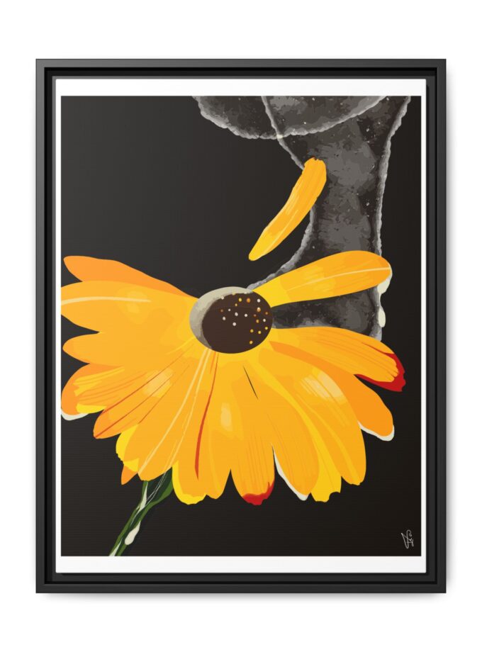 Defrozing Canvas, Framed