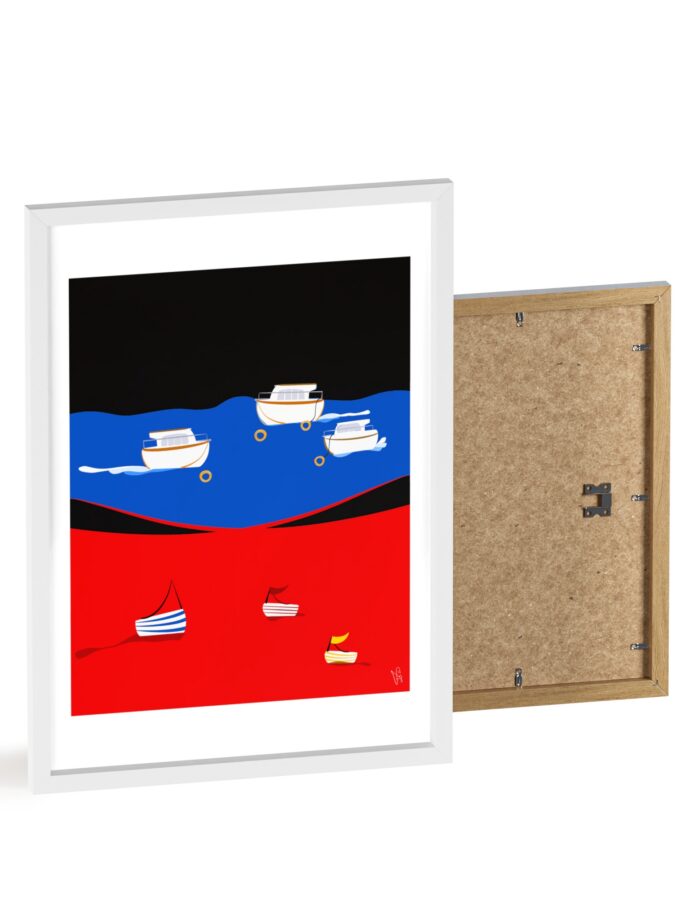 Two Worlds Poster, Framed